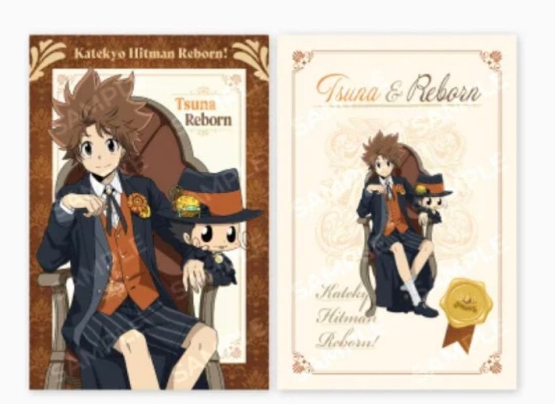 沢田綱吉　REBORN 渋谷MODI パブリックスクール　缶バッジ　学生証　特典