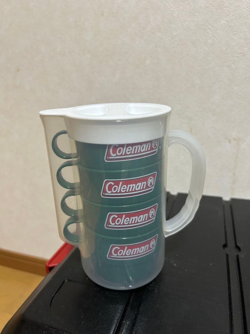 【美品】Coleman LEDランタンセット＋マグカップ付きキャンプ必須アイテム