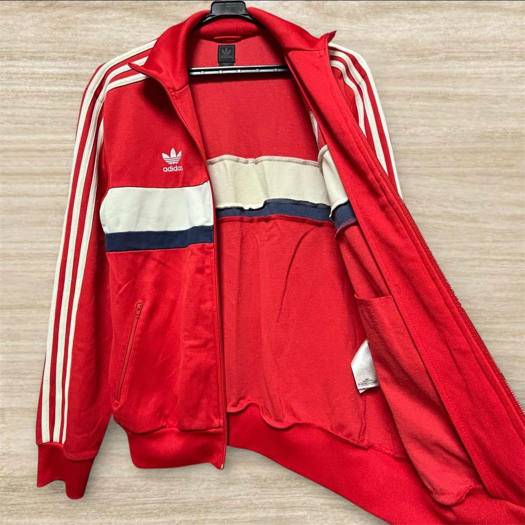 adidas originals トラックジャケット ブンデスリーガ 赤 XL