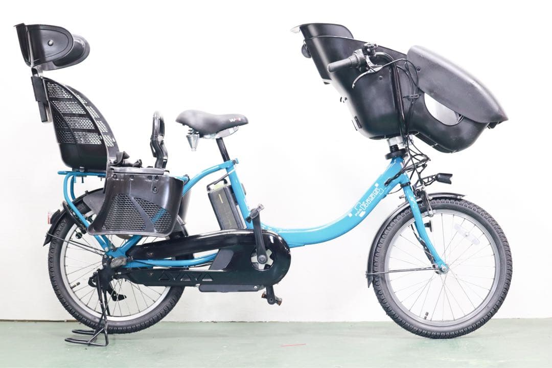 ヤマハ電動アシスト自転車　★ 12.3AH ★ １ヶ月保証★完成車　子供のせ