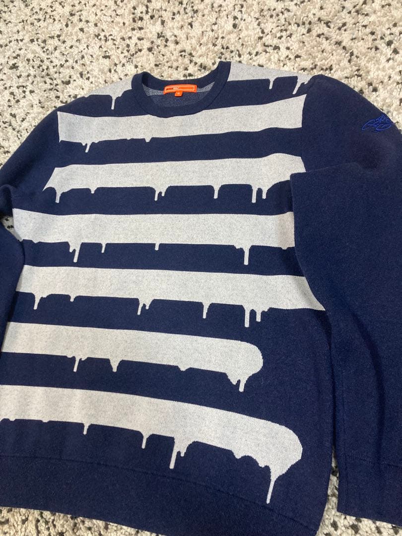美品 LIXTICK ビームスゴルフ別注 ドリップ ニット M