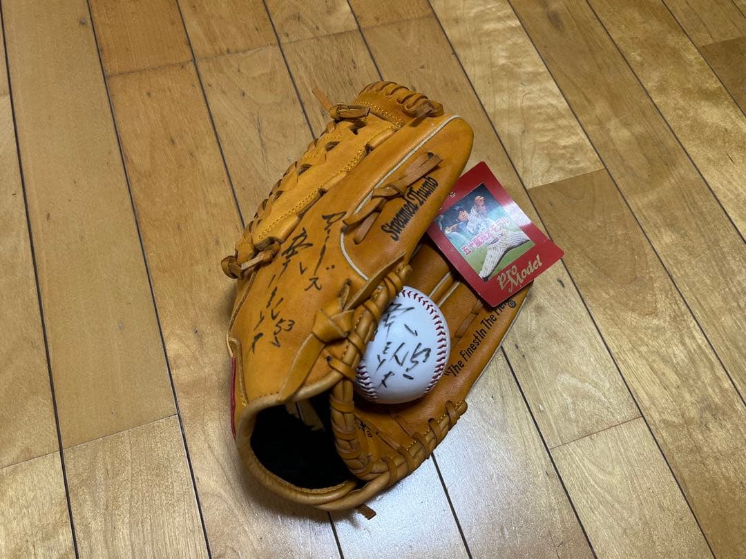 超稀少 Rawlings Pro Model 五十嵐亮太選手 サイン入りグローブ