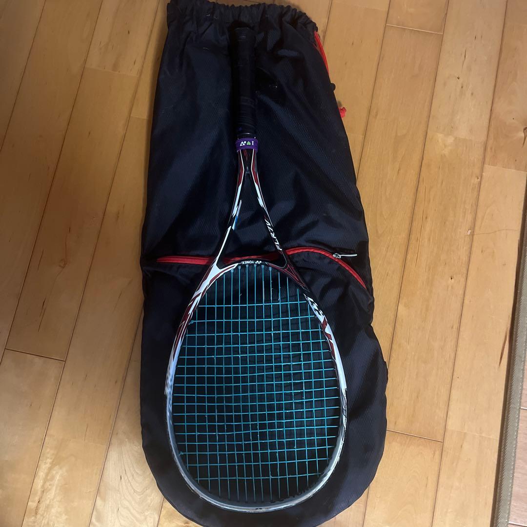 YONEX 軟式テニスラケットバッグ 黒赤