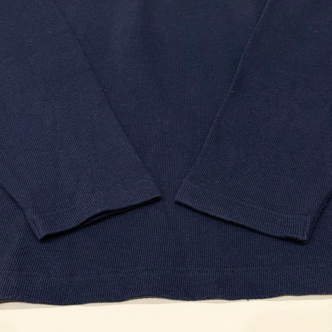 DESCENTE デサント ハーフジップスウェット ネイビー ホワイト