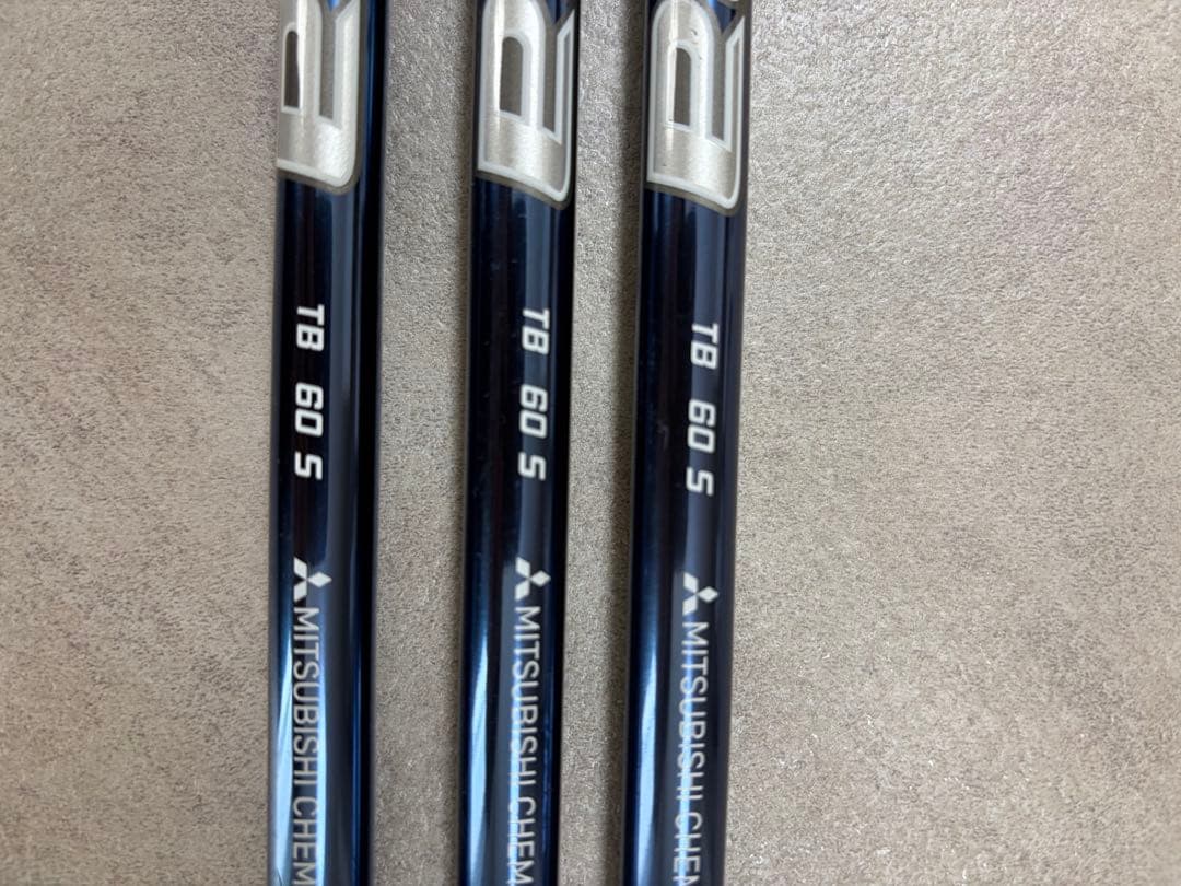 Mitsubishi Chemical TB 60 S シャフト 3本セット
