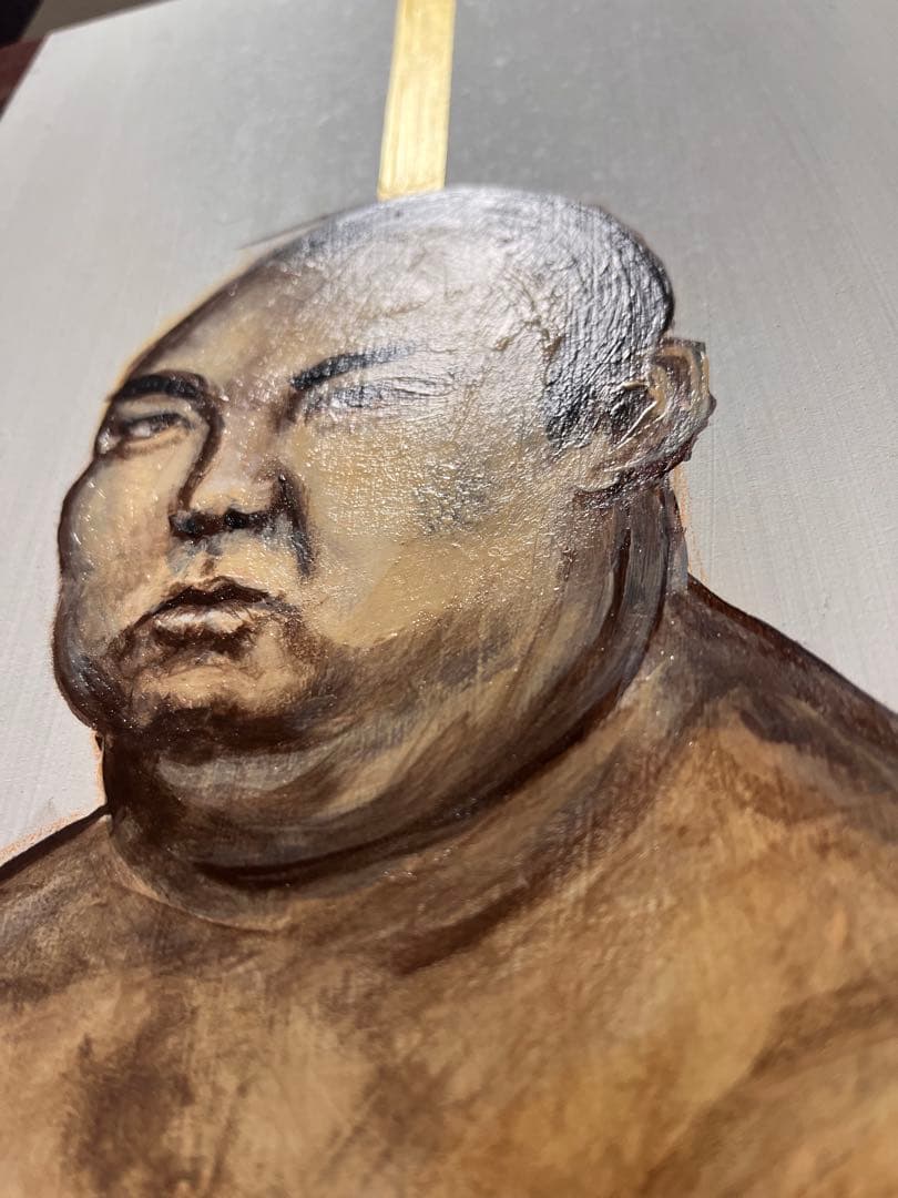 【原画】力士のアクリル画