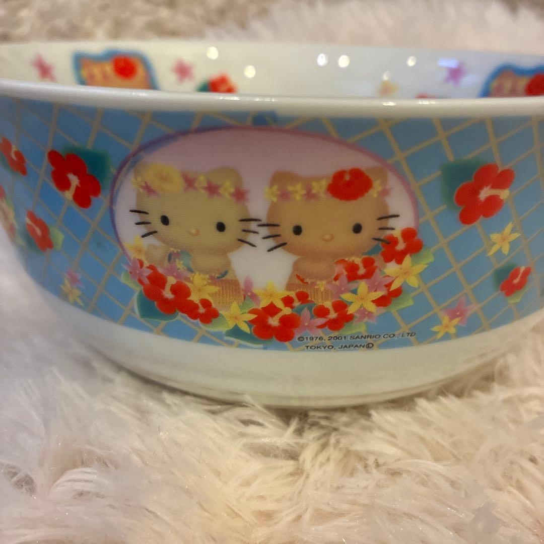 日焼けキティHELLO KITTY有田焼どんぶり　2個セット　ハローキティ　希少
