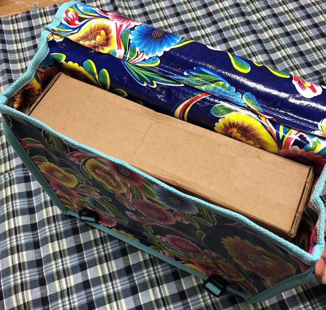 自転車リアバッグ　花柄サイクルバッグ