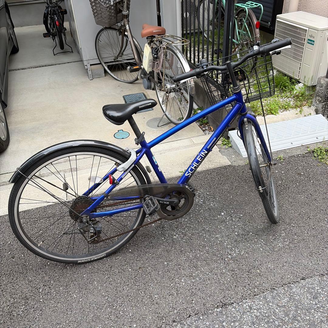 ジュニア向け自転車 前面バスケット付き