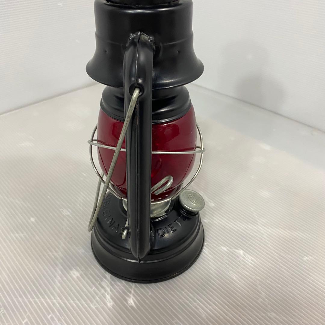 【美品/希少】DIETZ デイツ No.76 ブラック レッドグローブ ランタ