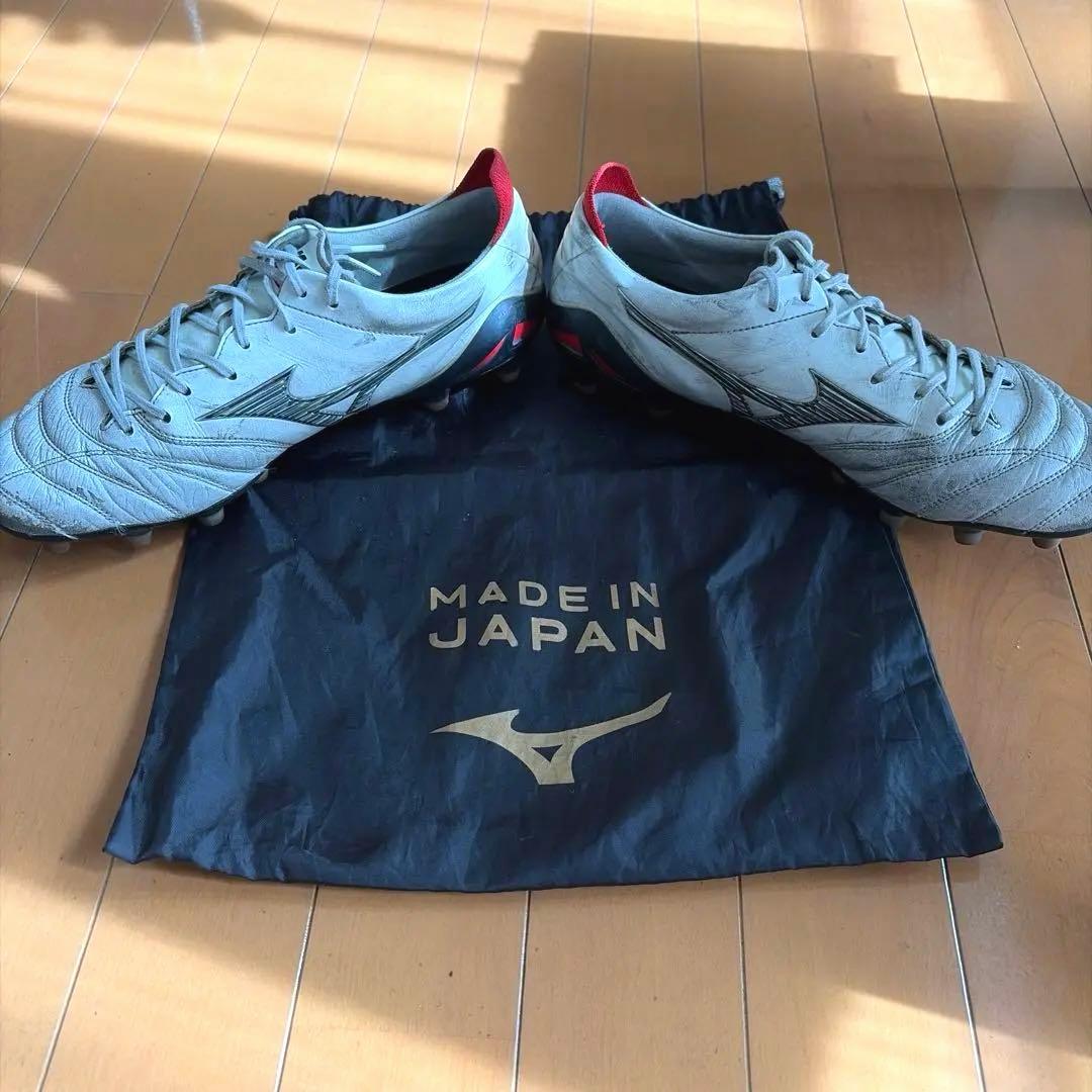 Mizuno モレリアネオ3 27.0cm 白　袋付き