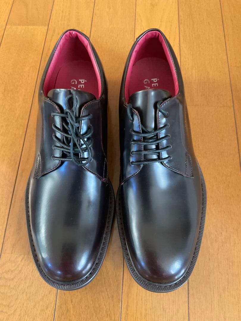 新品 未使用 パーリーゲイツ ゴルフシューズ 革靴 ブラック 26.5