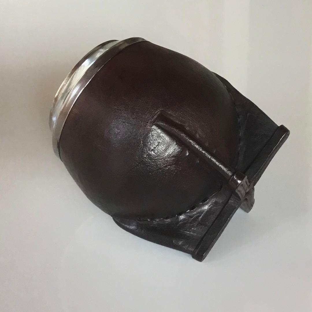 マテ壺・TORPEDOアルゼンチン 製　茶色