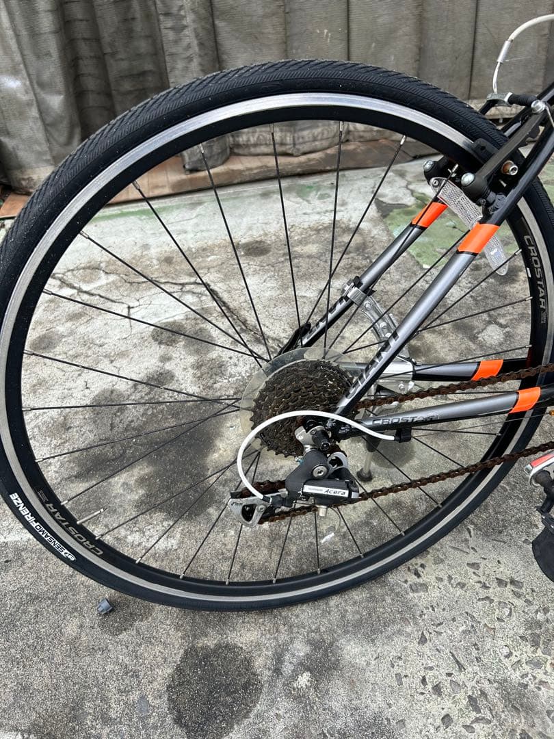 No.484 GIANT CROSTAR クロスバイク3X8S サイズS