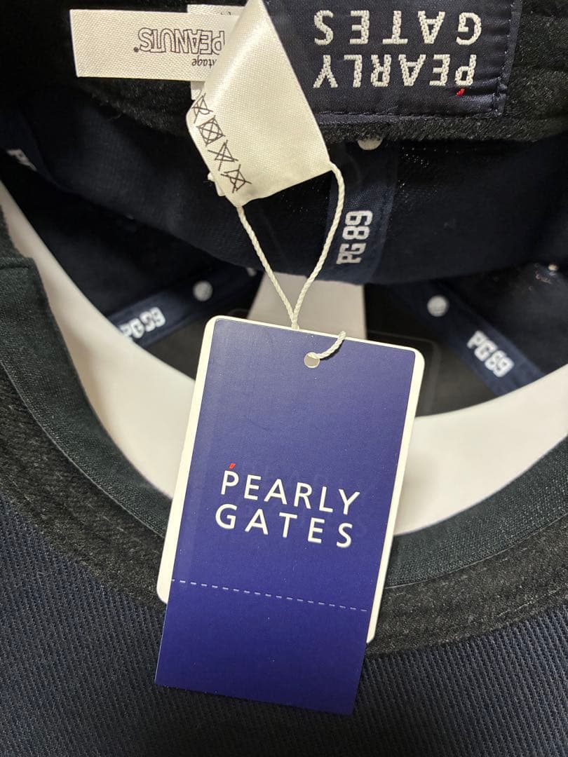 PEARLY GATES スヌーピー柄キャップ フリーサイズ ゴルフ