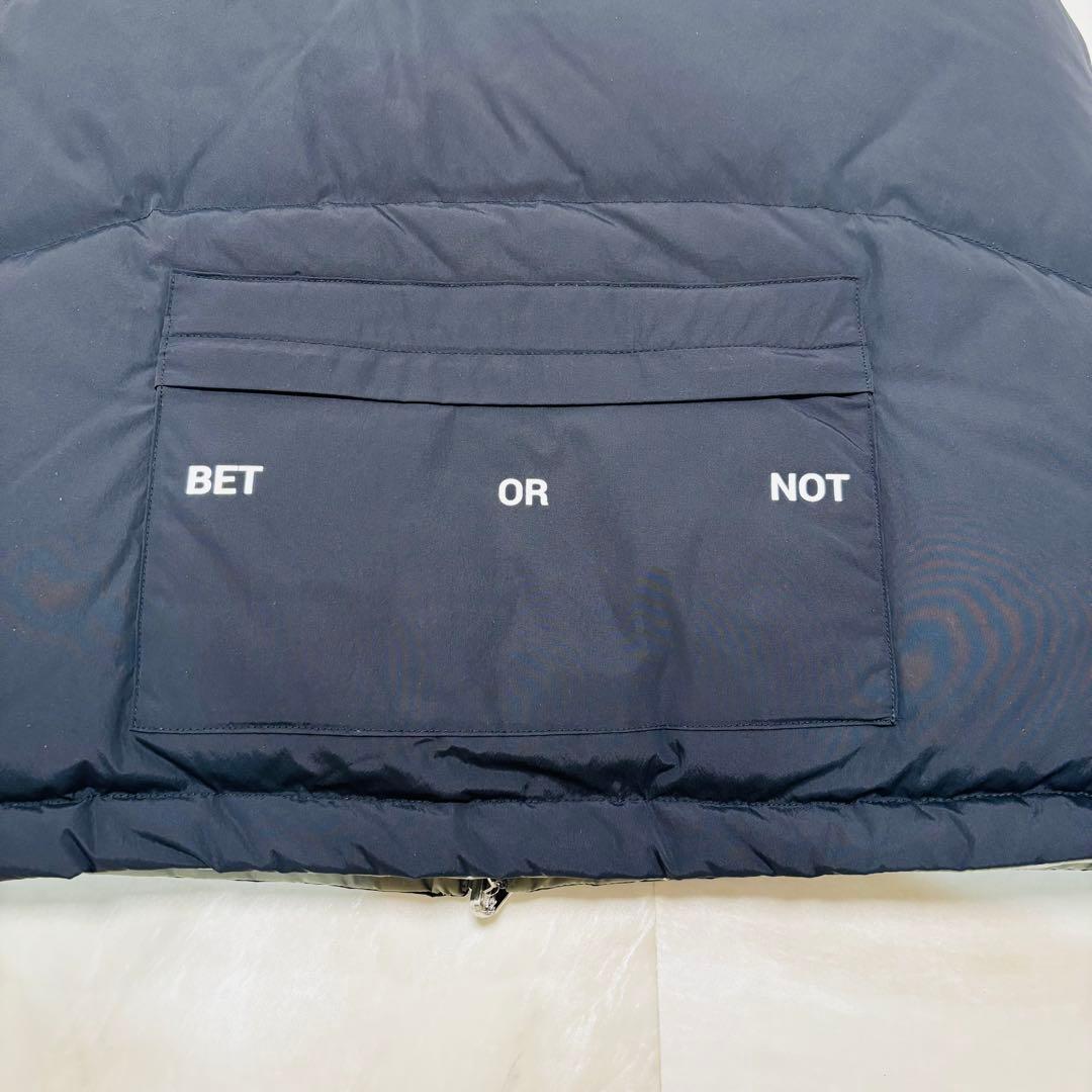 【極美品】TNRCN REVERSIBLE DOWN VEST BLACK M
