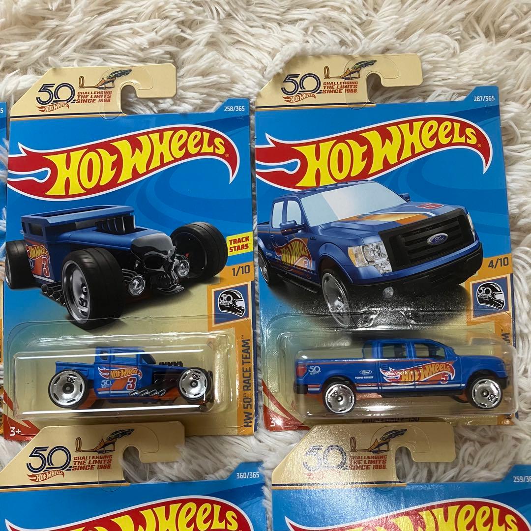 希少　ホットウィール50th RACETEAM 8個セット