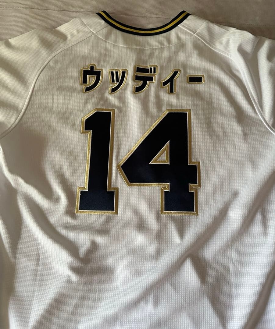 オリックス・バファローズ 宇田川優希 14 ユニフォーム Lサイズ